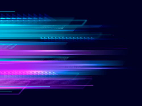 Abstract Neon Lights Background
