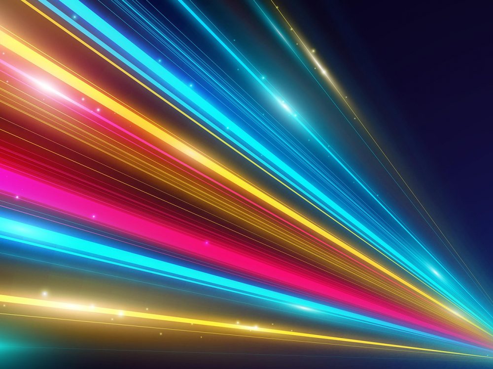 Abstract Neon Lights Background