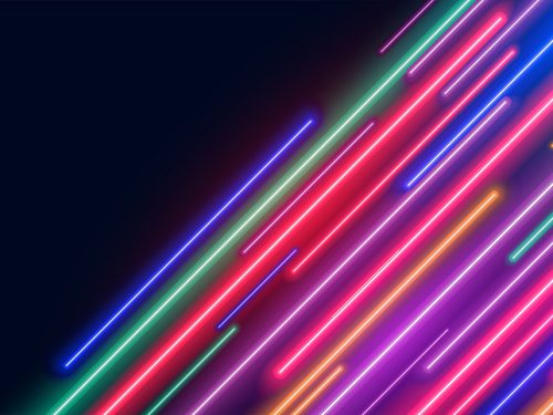 Abstract Neon Lights Background