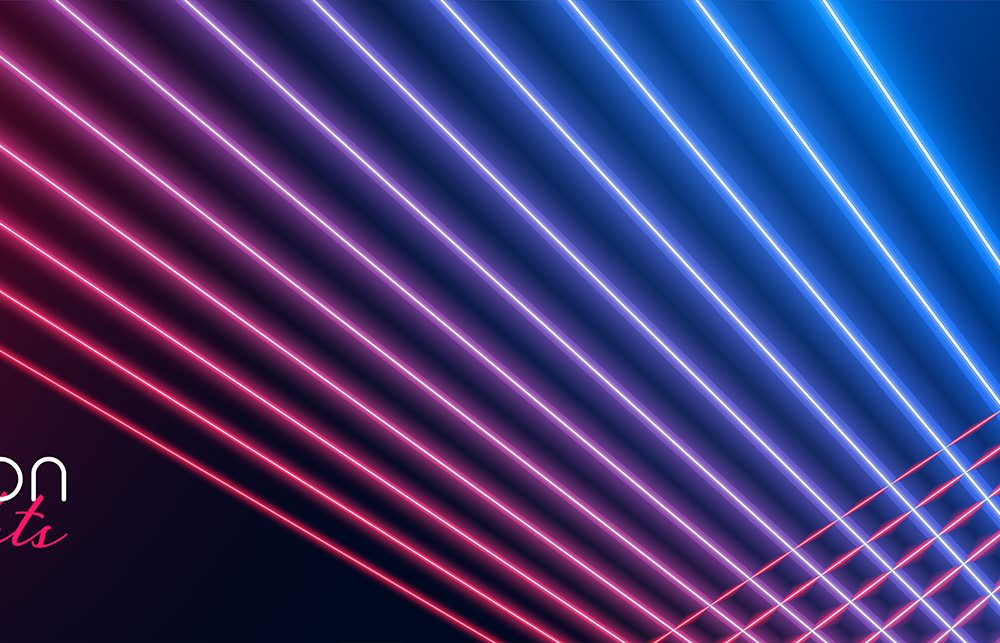 Abstract Neon Lights Background
