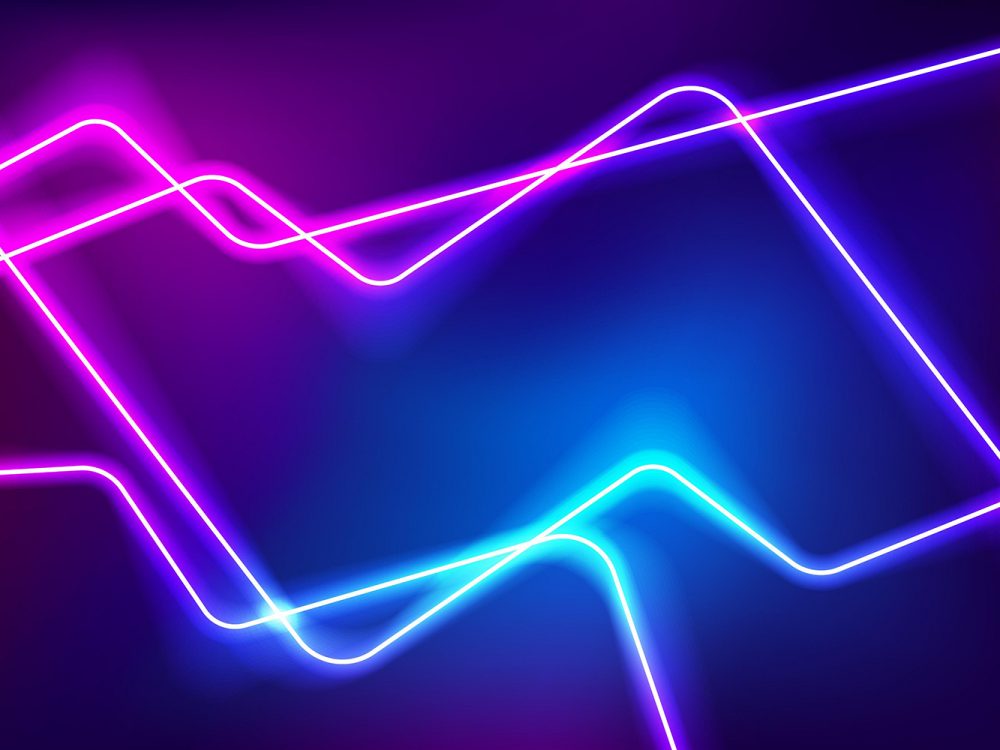 Abstract Neon Lights Background