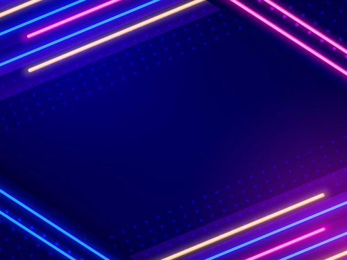 Abstract Neon Lights Background