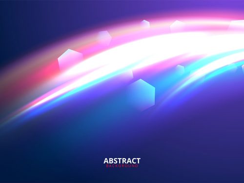 Abstract Neon Lights Background