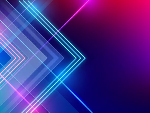 Abstract Neon Lights Background