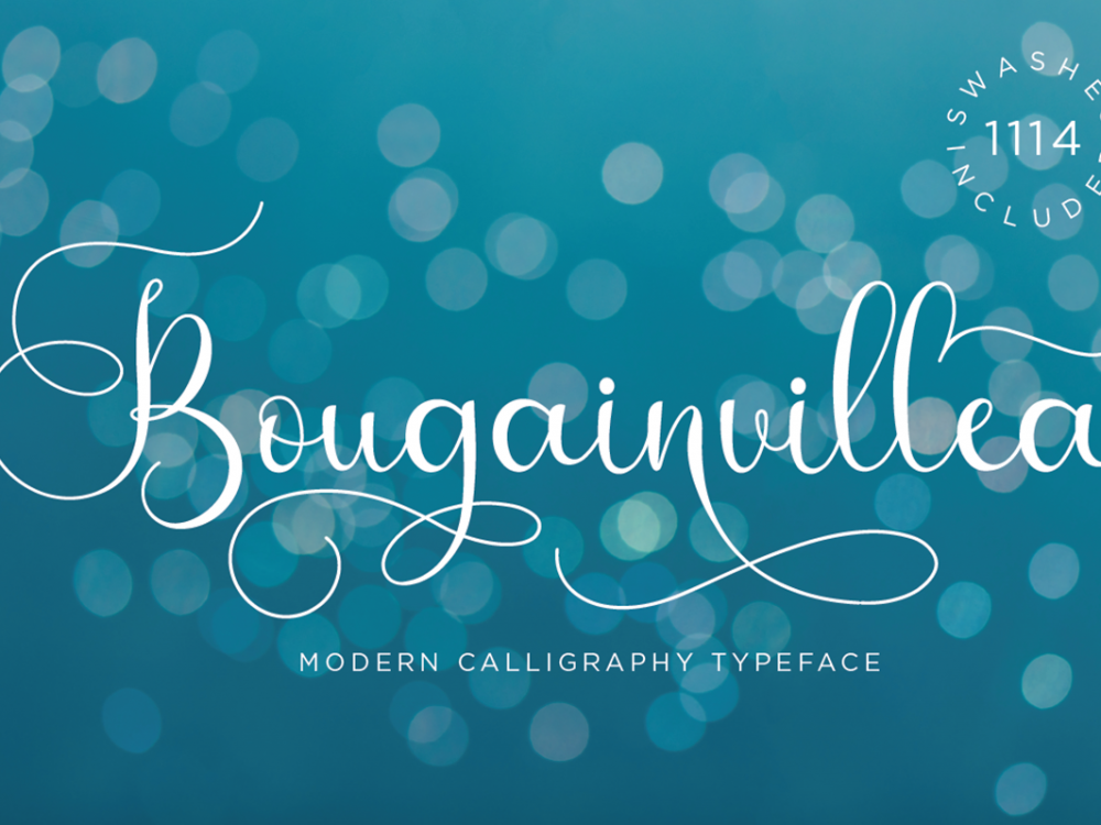 Bougainvillea Free Font