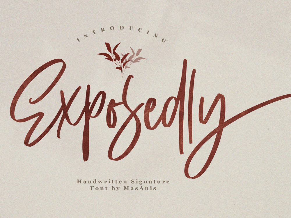 Exposedly Free Font