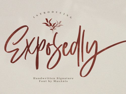 Exposedly Free Font