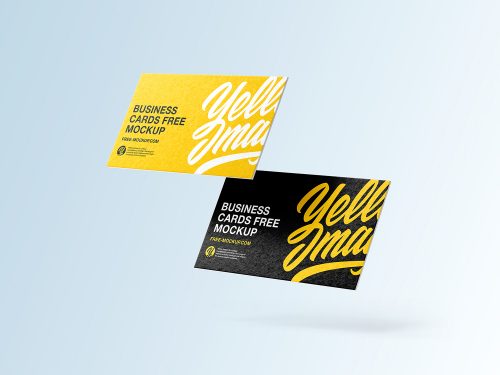 Free Business Cards Mockup