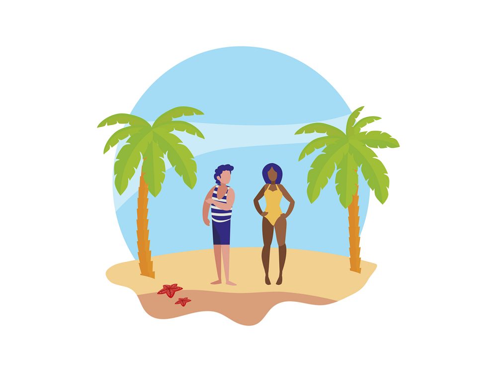 Free Summer Vacation Illustration