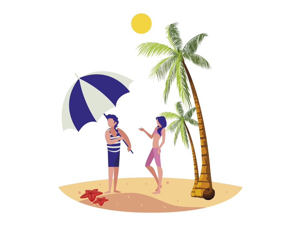 Free Summer Vacation Illustration
