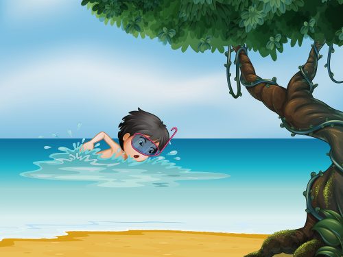 Free Summer Vacation Illustration