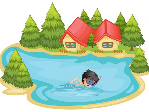 Free Summer Vacation Illustration