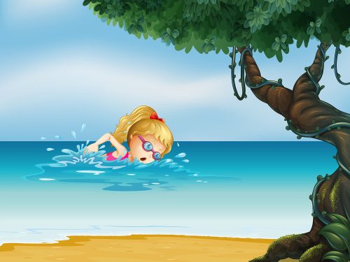 Free Summer Vacation Illustration