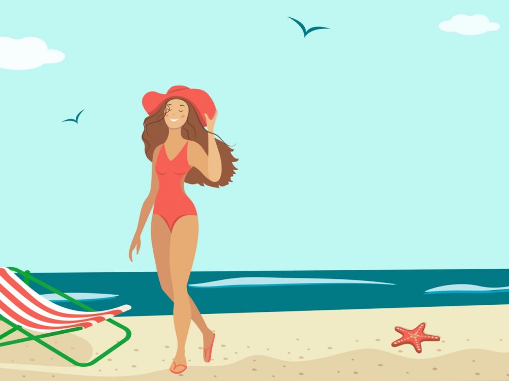 Free Summer Vacation Illustration