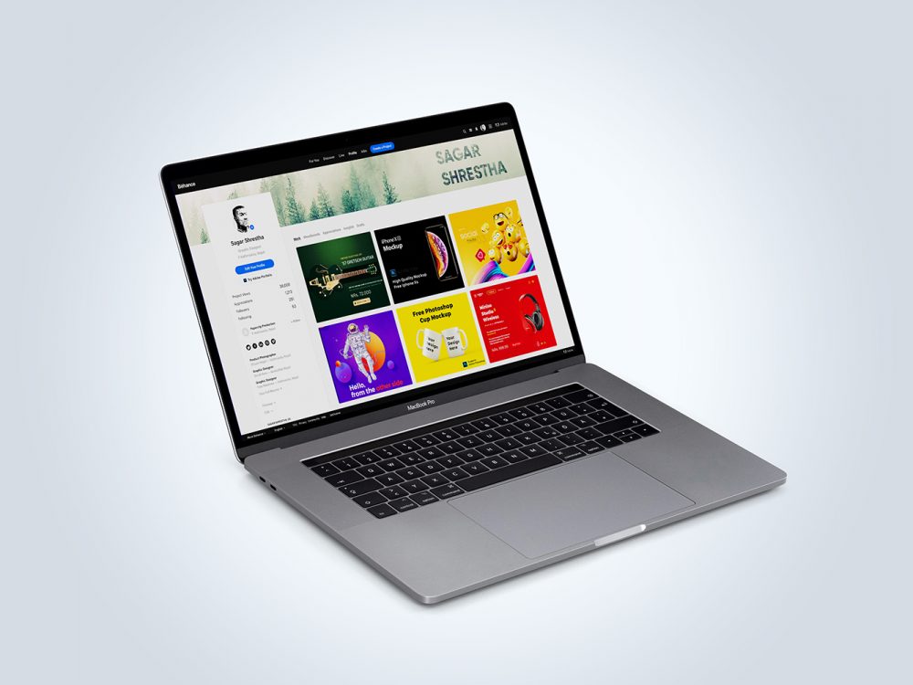 MacBook Pro Mockup PSD