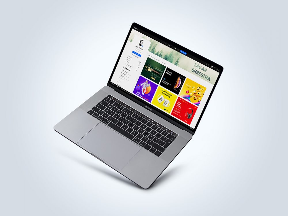 MacBook Pro Mockup PSD