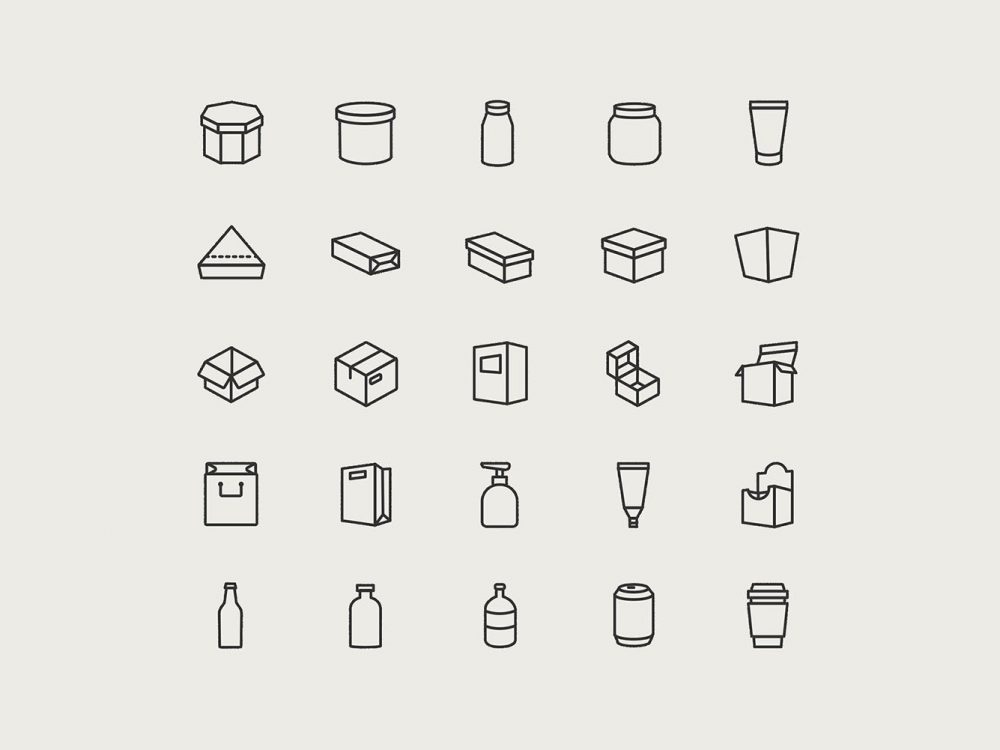 Packaging Vector Icons