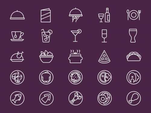 Restaurant Menu Icons