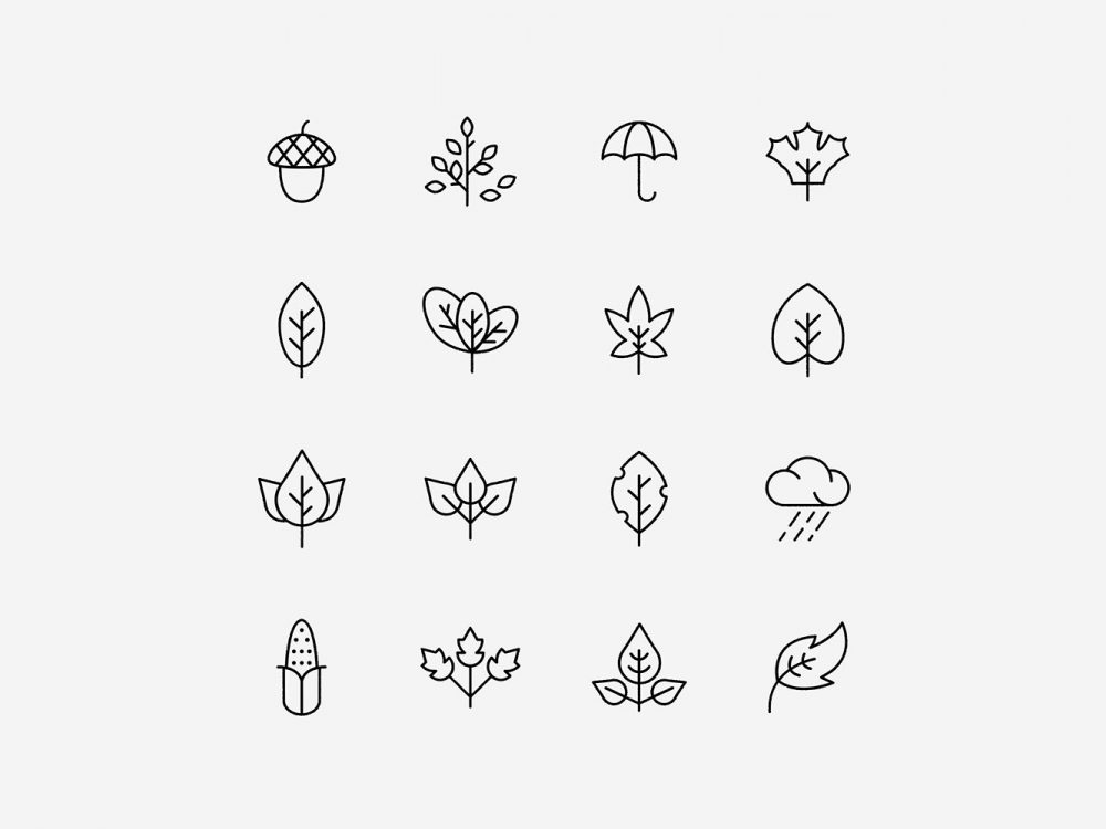Vector Autumn Icons