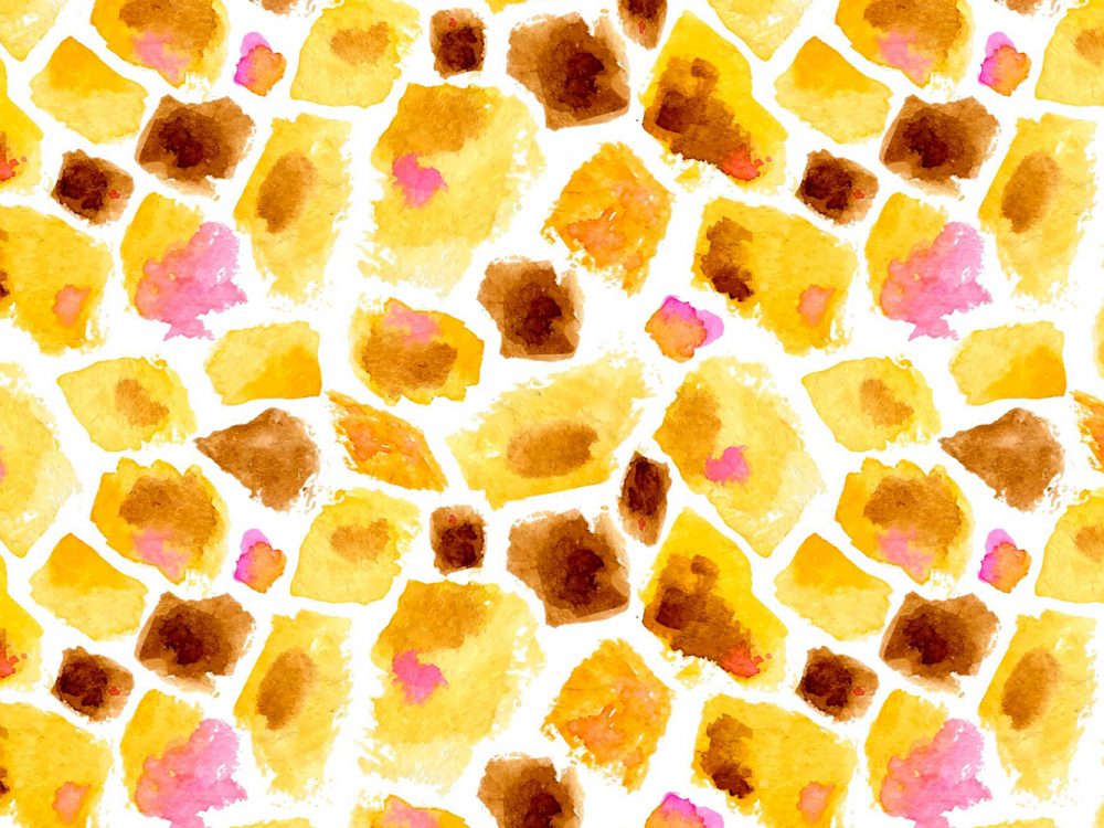 Watercolor Animal Print Free Pattern