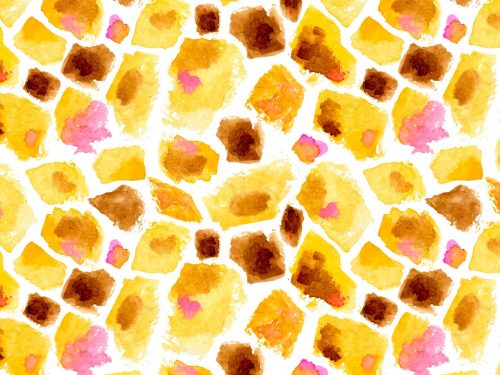 Watercolor Animal Print Free Pattern