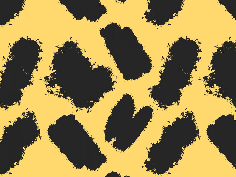 Watercolor Animal Print Free Pattern