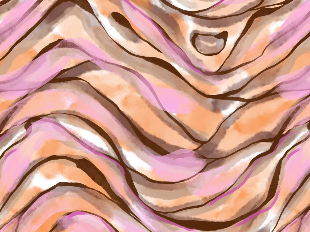 Watercolor Animal Print Free Pattern