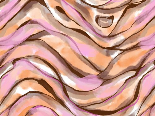 Watercolor Animal Print Free Pattern