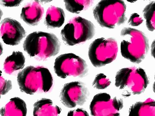 Watercolor Animal Print Free Pattern