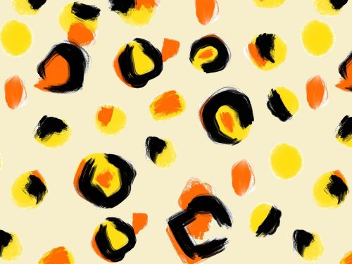 Watercolor Animal Print Free Pattern
