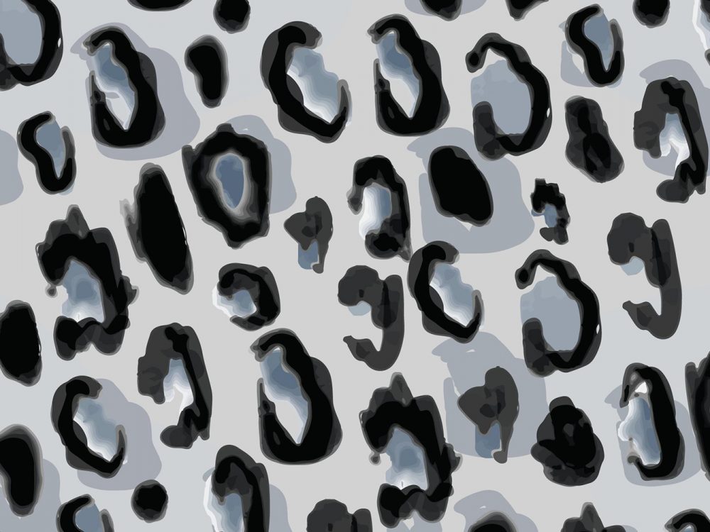 Watercolor Animal Print Free Pattern