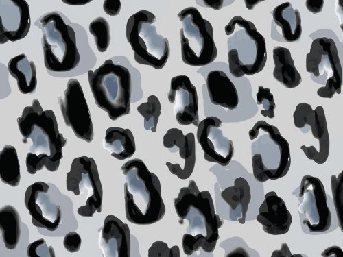 Watercolor Animal Print Free Pattern