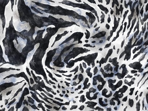 Watercolor Animal Print Free Pattern