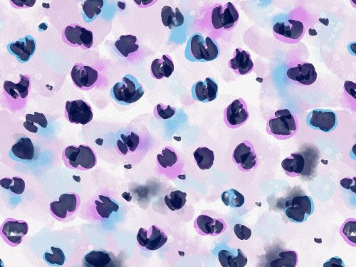 Watercolor Animal Print Free Pattern