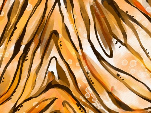 Watercolor Animal Print Free Pattern