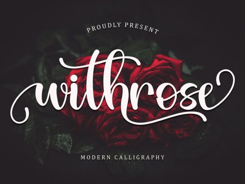 Withrose Free Font