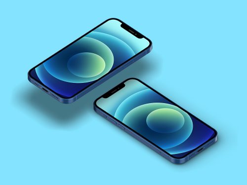iPhone 12 Free Mockup Set