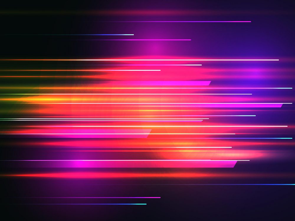 Abstract Neon Lights Background