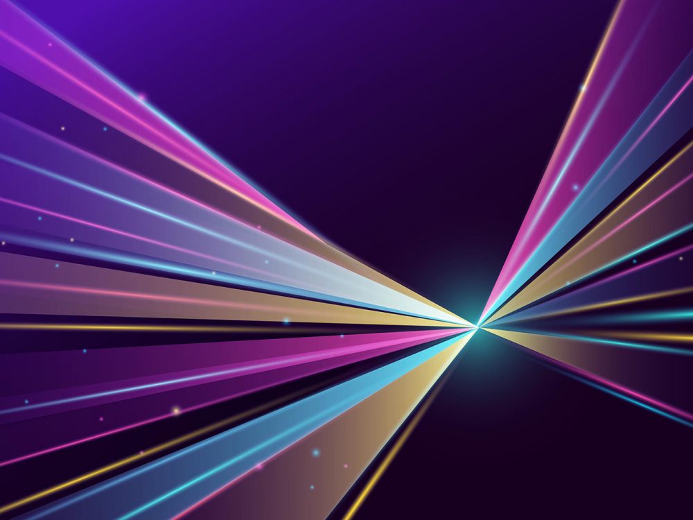 Abstract Neon Lights Background