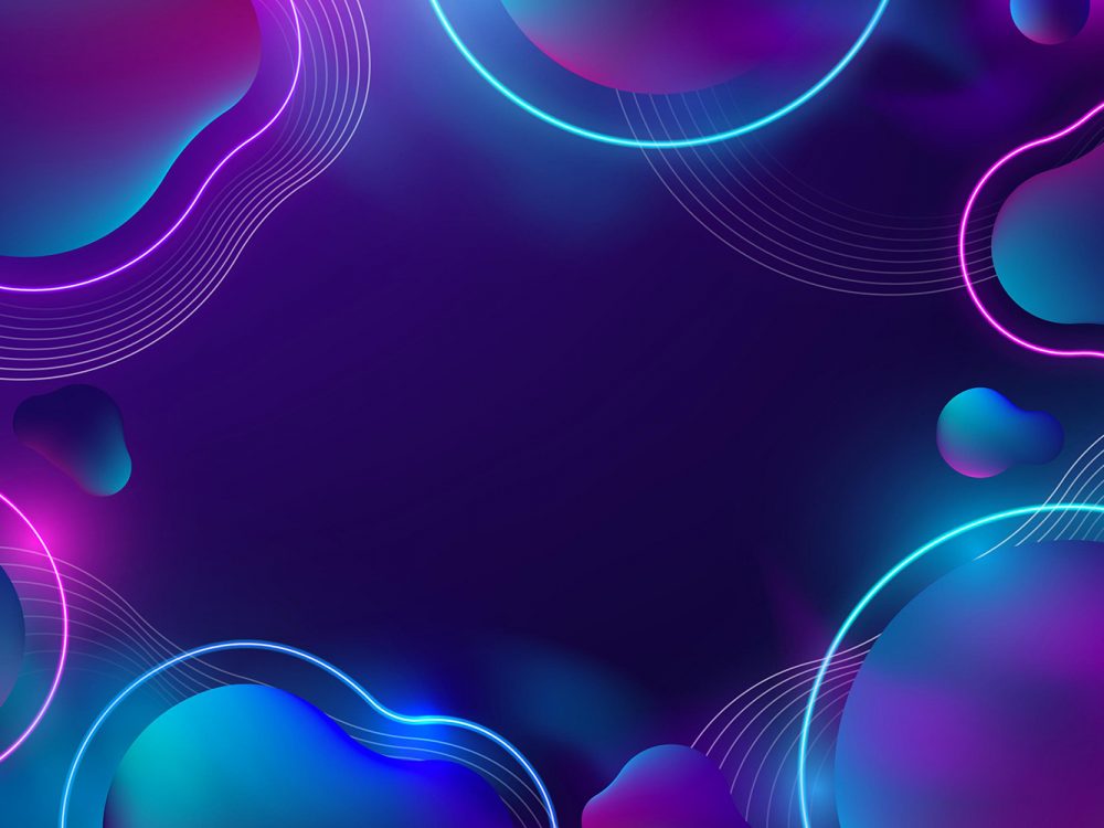 Abstract Neon Lights Background