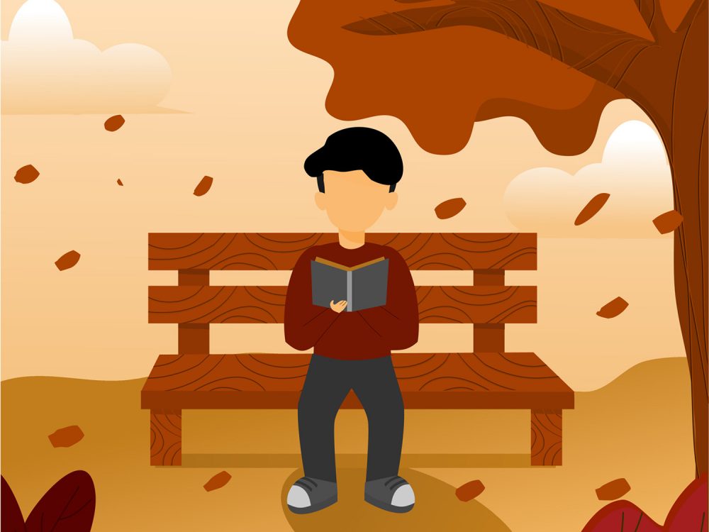 Autumn Scenery Vector Illustration