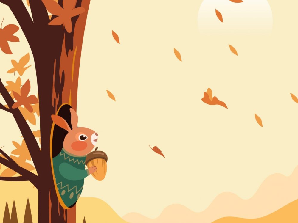 Autumn Scenery Vector Illustration