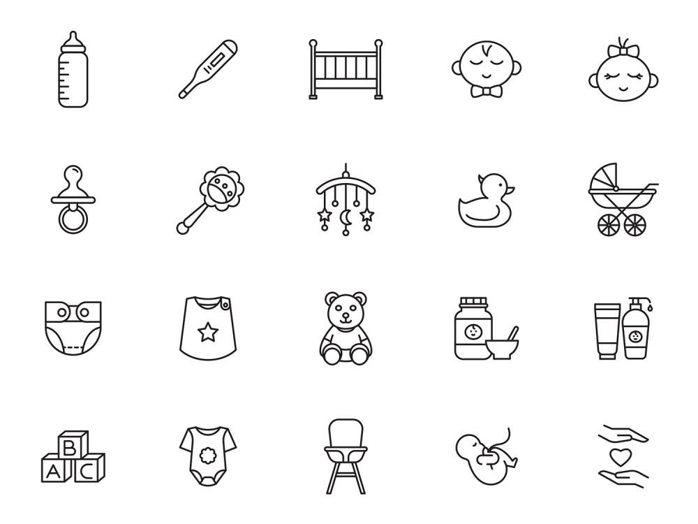 Baby Care Icons