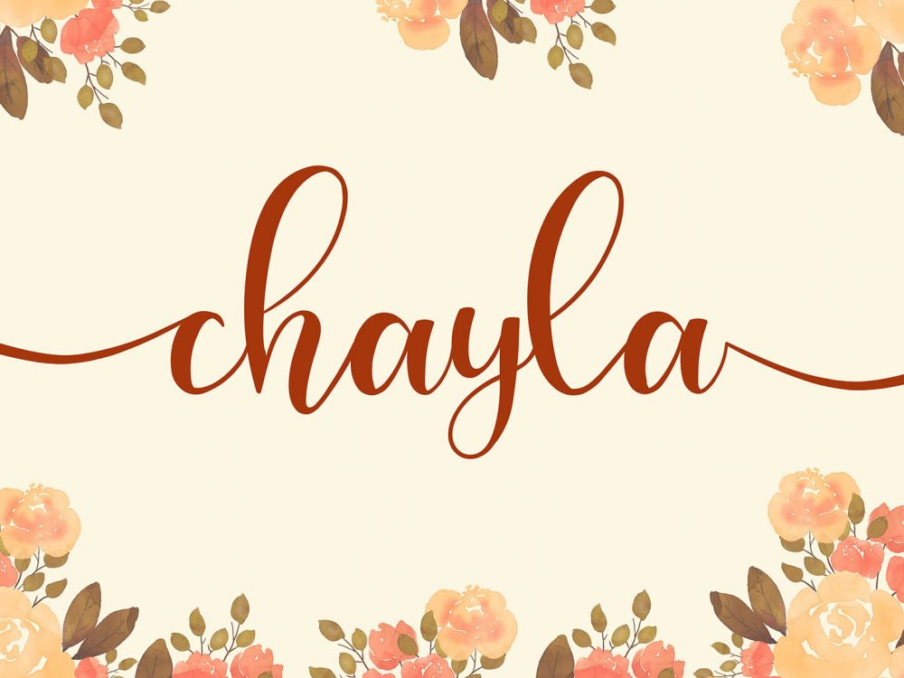 Chayla Free Font