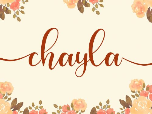 Chayla Free Font