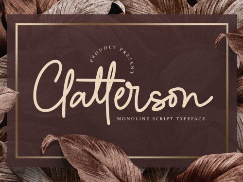 Clatterson Free Font