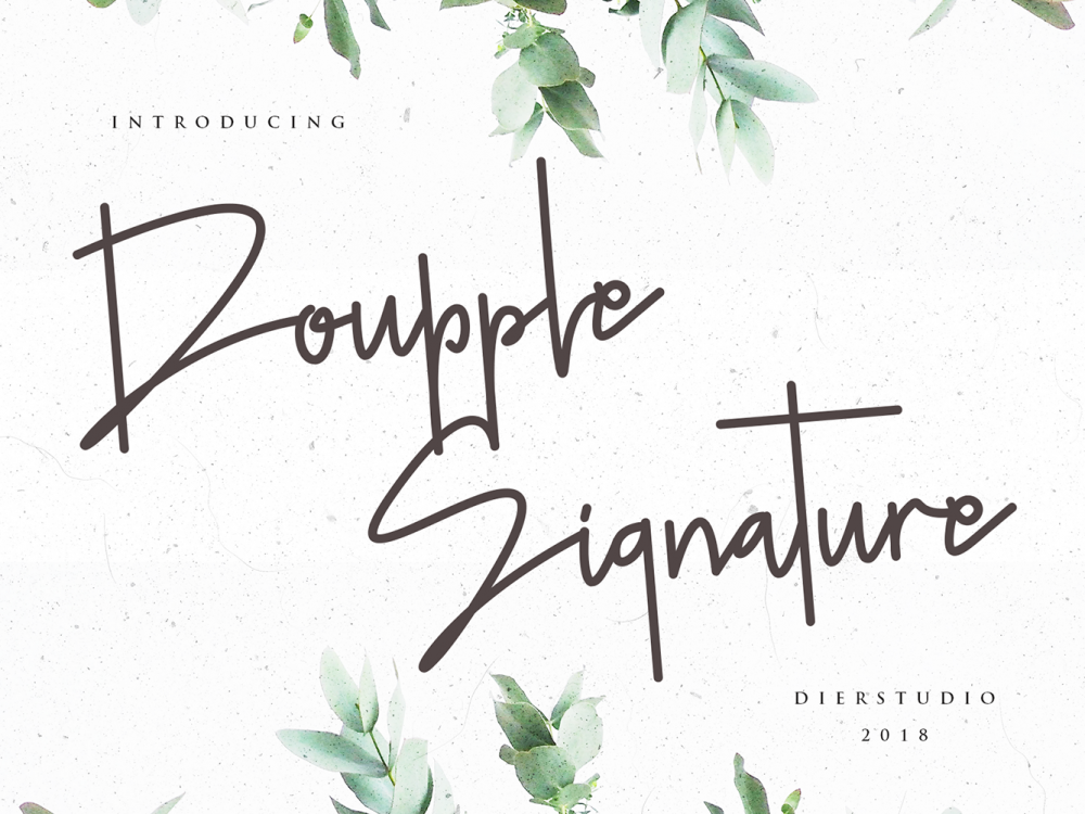 Doupple Signature Free Font