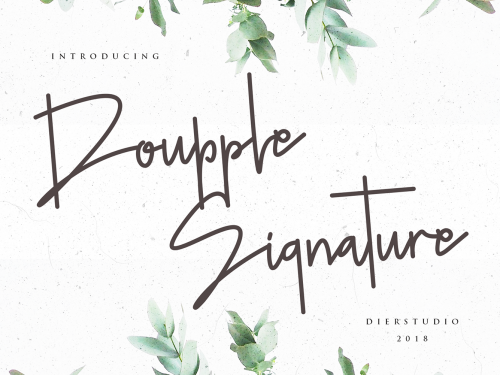 Doupple Signature Free Font