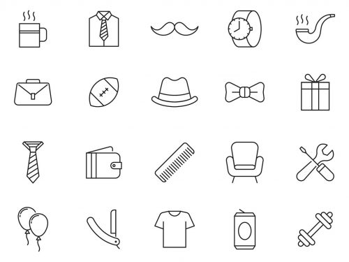 Fathers Day Vector Icons