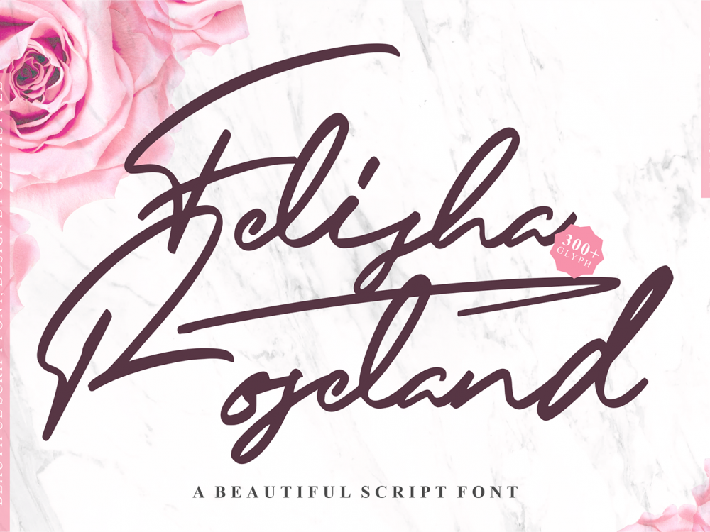 Felisha Roseland Free Font